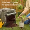 Praknu Thermo Komposter Klein 85L Platzsparend - Wetterfest Produktbild-Vorschau 5