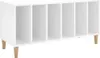 Skříňka na LP desky bílá 100 x 38 x 48 cm kompozitní dřevo Náhled obrázku produktu 1