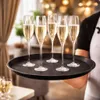 6x Kellnertablett Serviertablett Antirutsch Tablett Produktbild-Vorschau 4