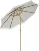 Outsunny Parasol droit de jardin inclinable parasol avec Voir les images du produit 1