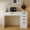Detský písací stôl 120 cm s 5 zásuvkami, moderný loftový Náhľad obrázku produktu 6