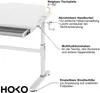 HOKO Kinderschreibtisch 100x60 cm höhenverstellbar mit Produktbild-Vorschau 9