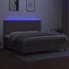 vidaXL Boxspringbett mit Matratze & LED Taupe 200x200 cm Produktbild-Vorschau 14
