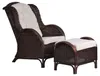 MiaMöbel Sessel 70x96x93 cm Landhausstil 100% Baumwolle Produktbild-Vorschau 7