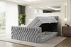 ALTDECOR Boxspringbett mit Fußteil, 2 Matratzen und Topper Produktbild-Vorschau 3