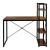 xDays Schreibtisch 120x60 cm mit Regal – Computertisch im Produktbild-Vorschau 2