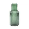 HOMLA TOLLE gestreifte Glasvase grün 10x22 cm Produktbild-Vorschau 2