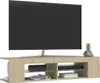 vidaXL TV skříňka s LED osvětlením Dub Sonoma 135x39x30 cm Náhled obrázku produktu 3