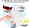 LZQ 6 boxů DIY Policový systém Šatní skříň s dveřmi Zásuvný Náhled obrázku produktu 8