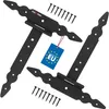 KOTARBAU® 2 pezzi cerniere a T nere L: 250 mm cerniere a Anteprima dell’immagine prodotto 1