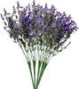 Künstliche lila Blumen, 12 Stück, dekorativer Produktbild-Vorschau 2