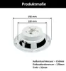 2 Marine Lautsprecher 80W Wetterfeste Einbaulautsprecher Produktbild-Vorschau 7
