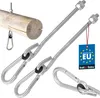 KOTARBAU® 2 St. Schaukelhaken M10x195mm mit Karabinerhaken Produktbild-Vorschau 1