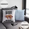 Trendation - Lustige Deko-Kissen mit Füllung 40x40n mit Produktbild-Vorschau 2