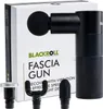 A Blackroll Fascia Gun massage device and its accessories are displayed in front of its packaging. Produktbild-Vorschau