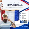 Seiletech.de Polyesterseil | 10mm | 70m | Weiss mit blau Produktbild-Vorschau 2