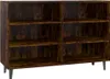 vidaXL Sideboard Räuchereiche 103,5x35x70 cm Holzwerkstoff Produktbild-Vorschau 2