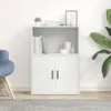 vidaXL Bücherregal Weiß 60x24x85 cm Holzwerkstoff Produktbild-Vorschau 3