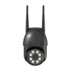 A black outdoor security camera with two antennas is shown against a white background. Anteprima dell’immagine prodotto