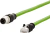 METZ CONNECT 142M4D15050 - 5 m - Cat5e - RJ-45 - M12 - Grün Anteprima dell’immagine prodotto 1