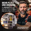 MONZANA® Scaffale Metallo Angolare Garage 180x70x40 875kg 5 Anteprima dell’immagine prodotto 6