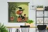MuchoWow® Wandteppich Wandbehang Illustration einer Hexe Produktbild-Vorschau 2