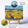 3D Gips Relief - Malset Wandbild Die Ernte - DIY Produktbild-Vorschau 3