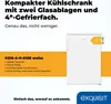 Exquisit Kühlschrank KS16-4-H-010E weiss | Nutzinhalt: 120 Produktbild-Vorschau 2