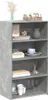The Living Store Highboard Betongrau 70x41x124 cm Produktbild-Vorschau 2