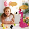 Peluche fenicottero danzante - peluche elettronico che Anteprima dell’immagine prodotto 3