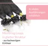 hair2heart Microring Extensions Echthaar glatt 2/0 Schwarz Produktbild-Vorschau 3