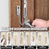 Door Chain Lock, Türkette Sicherheitsschloss, Edelstahl Produktbild-Vorschau 2