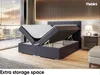 MEBLINI Boxspringbett mit Bettkasten - Gepolstert Produktbild-Vorschau 5