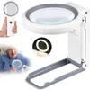 Lupe mit Licht und Ständer, Leselupe mit 18 LEDs und 3 Produktbild-Vorschau 1
