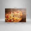 Bild auf Leinwand - Leinwandbild - Pizza Käse Tomaten - Produktbild-Vorschau 3