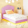okwish Polsterbett Plattformbett 90×200 cm mit Lattenrost, Produktbild-Vorschau 3