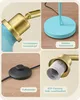 Lampe sur pied industrielle EDISHINE, tête réglable, avec Voir les images du produit 7