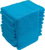 Waschhandschuhe Waschlappen 10er Set Türkis Blau 100 % Produktbild-Vorschau 1