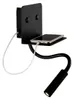 Applique da Parete in Metallo Nero, Lampada LED con Braccio Anteprima dell’immagine prodotto 1