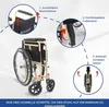 Rollstuhl Faltrollstuhl Denver Mobiclinic Sitzhöhe 46 cm Produktbild-Vorschau 3