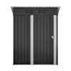 GIHAUVIA Metall Gerätehaus anthrazit 140x72,4x182 cm (B x T Produktbild-Vorschau 14