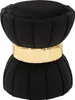 Mauro Ferretti tabouret fleur Ø 40x44 cm noir or Voir les images du produit 1