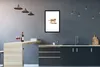 MuchoWow® MuchoWow® Gerahmtes Poster Tiger - Weiß - Bild Produktbild-Vorschau 2
