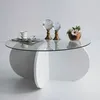 Skye Decor, Bubble - White, Couchtische, Weiß, Glas, 75 x Produktbild-Vorschau 7