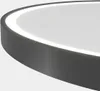 A close-up view of the edge of a round mirror with LED lighting. Produktbild-Vorschau