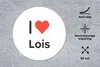 MuchoWow® Mauspad Mousepad Ich liebe - Lois - Mädchen 50x50 Produktbild-Vorschau 2