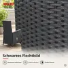 Polyrattan Gartenstuhl verstellbar Relaxsessel Schwarz Produktbild-Vorschau 17