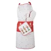 Clayre & Eef Topflappen 20x20 cm Weiß Rot Baumwolle Produktbild-Vorschau 4