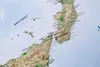 GeoMetro XL Italienkarte auf Italienisch mit Laminierung Produktbild-Vorschau 3