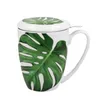 DUO FLORAL 30433 Becher 380 ml mit Teesieb MONSTERA mit Produktbild-Vorschau 2